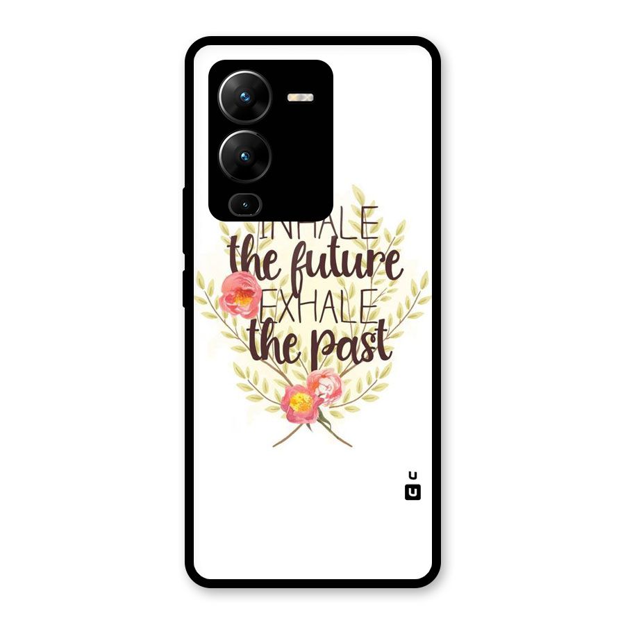 Inhale Future Glass Back Case for Vivo V25 Pro