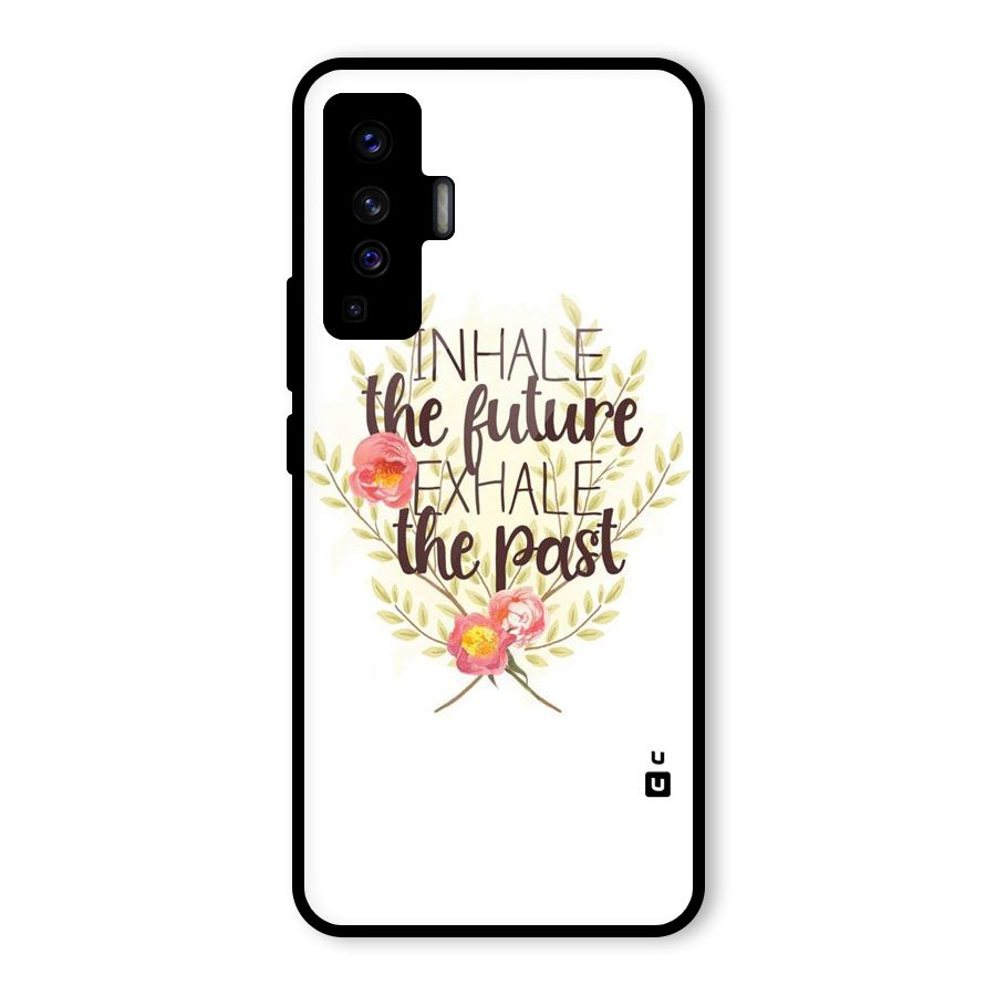 Inhale Future Glass Back Case for Vivo X50