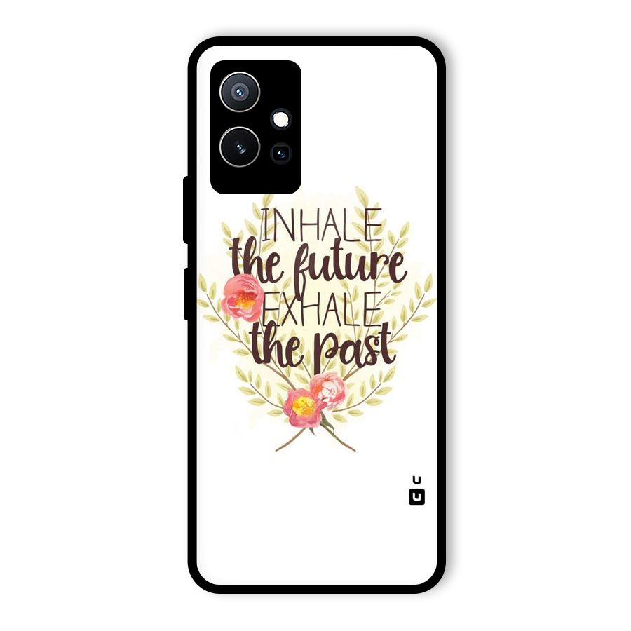 Inhale Future Glass Back Case for Vivo Y75 5G