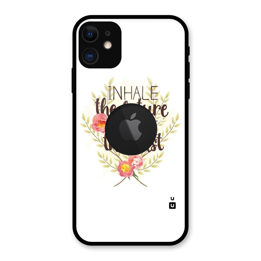 Inhale Future Glass Back Case for iPhone 11 Logo Cut