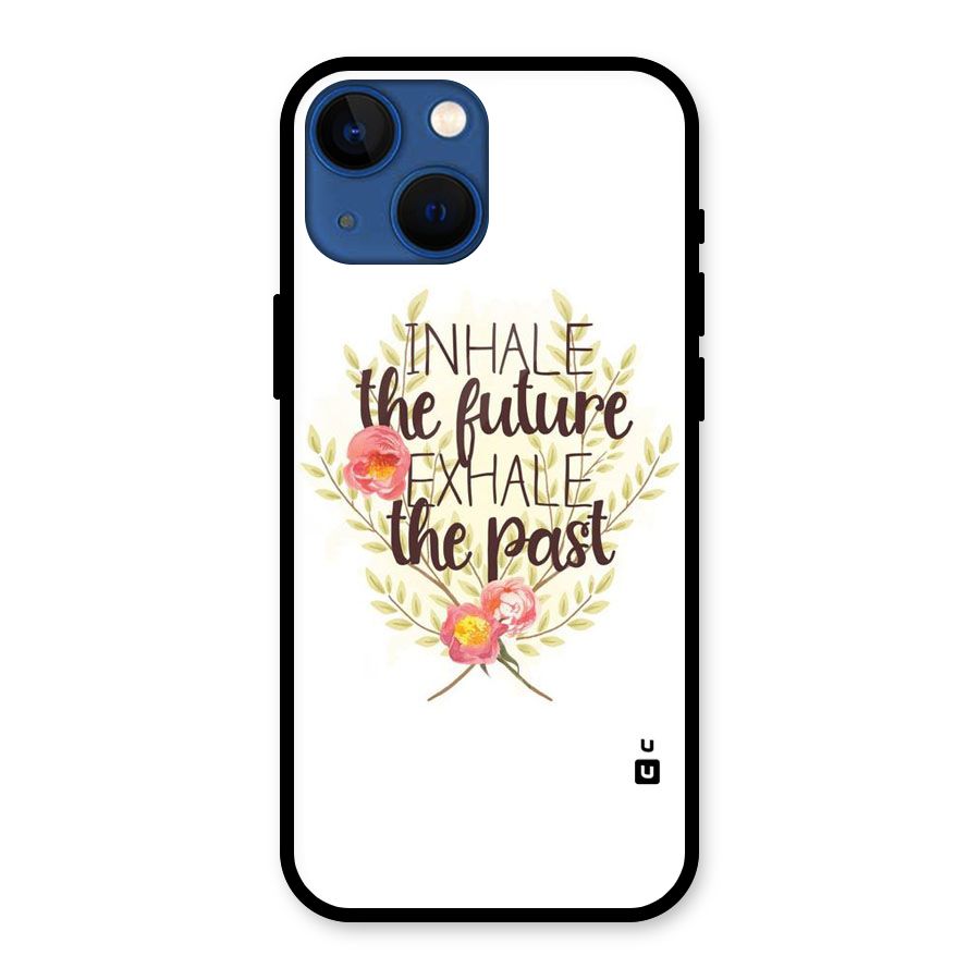 Inhale Future Glass Back Case for iPhone 13 Mini