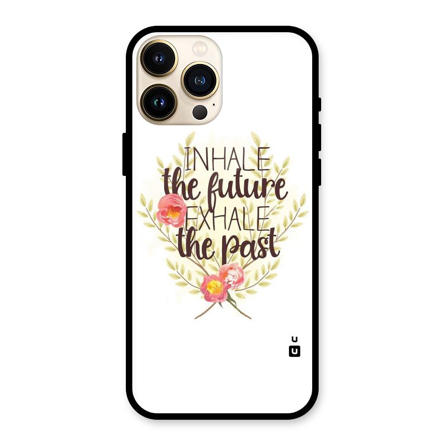Inhale Future Glass Back Case for iPhone 13 Pro Max