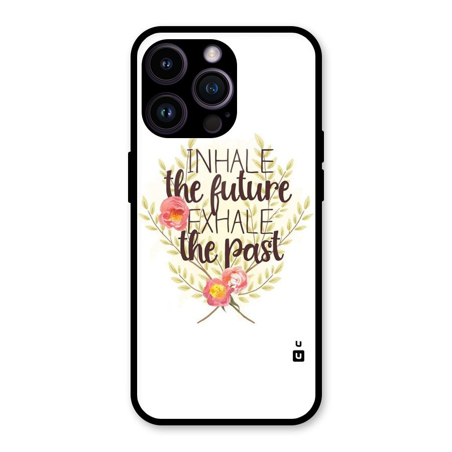 Inhale Future Glass Back Case for iPhone 14 Pro Max