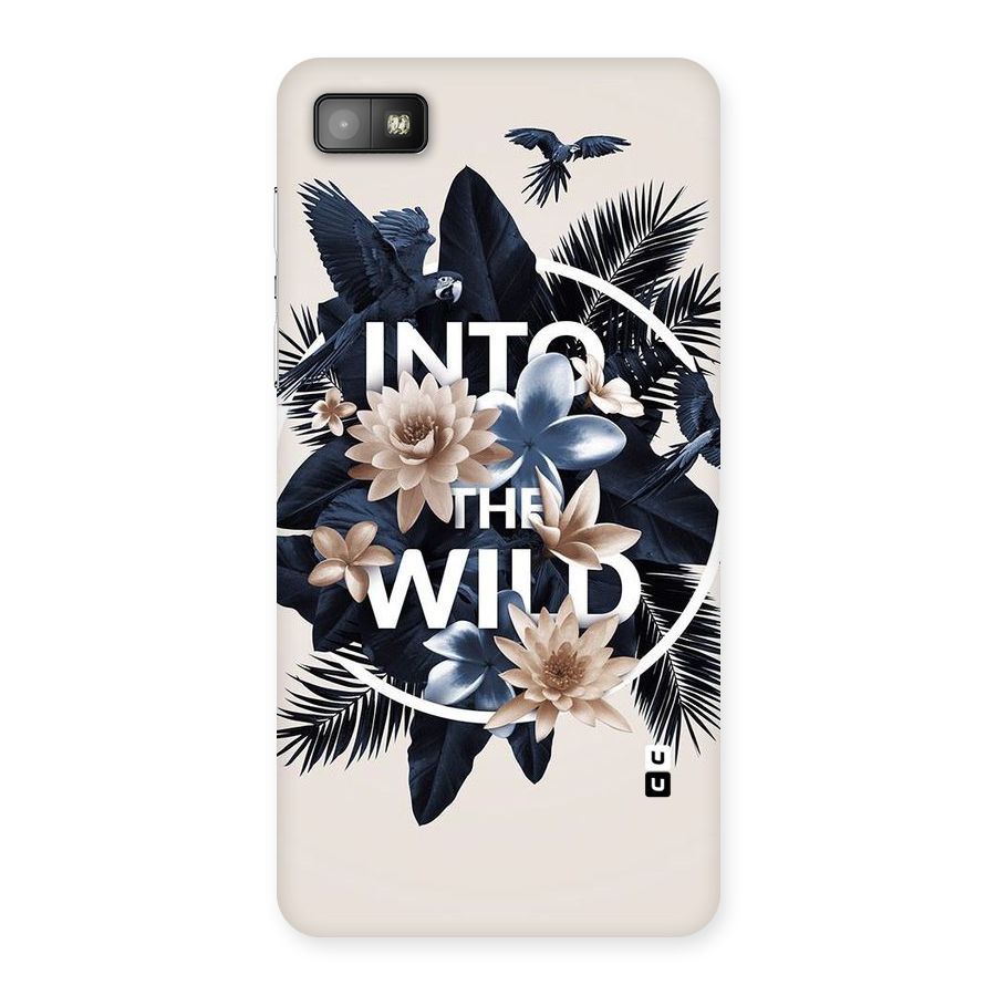 Into The Wild Blue Back Case for Blackberry Z10