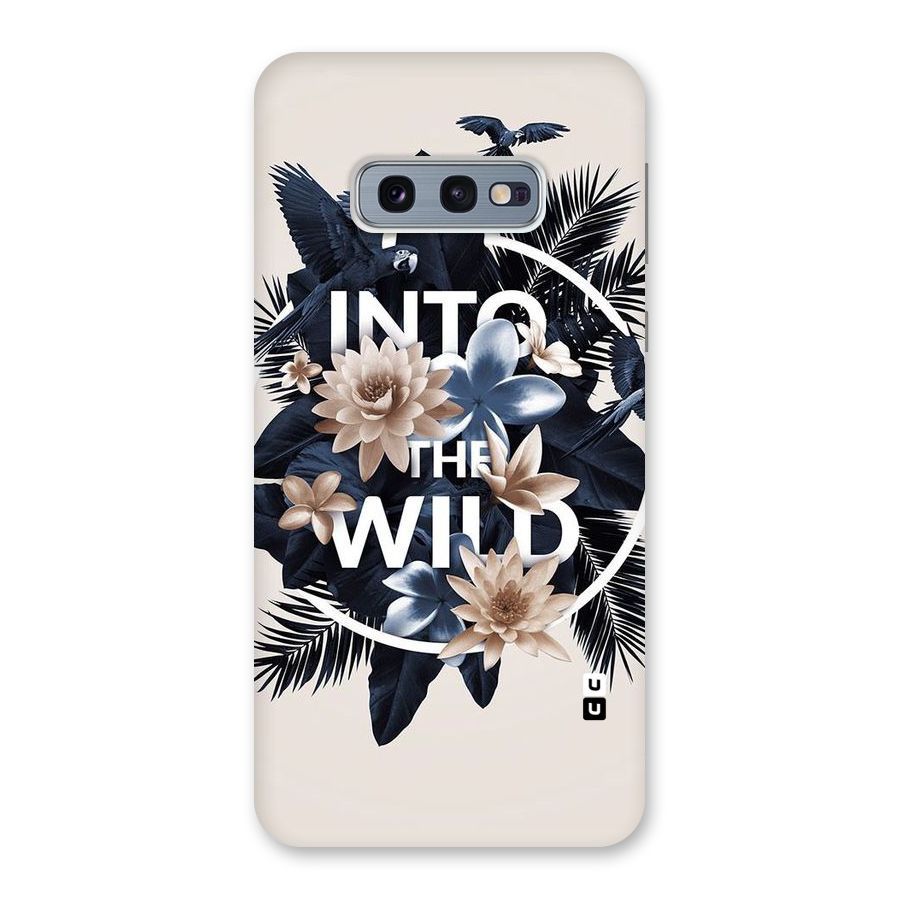 Into The Wild Blue Back Case for Galaxy S10e