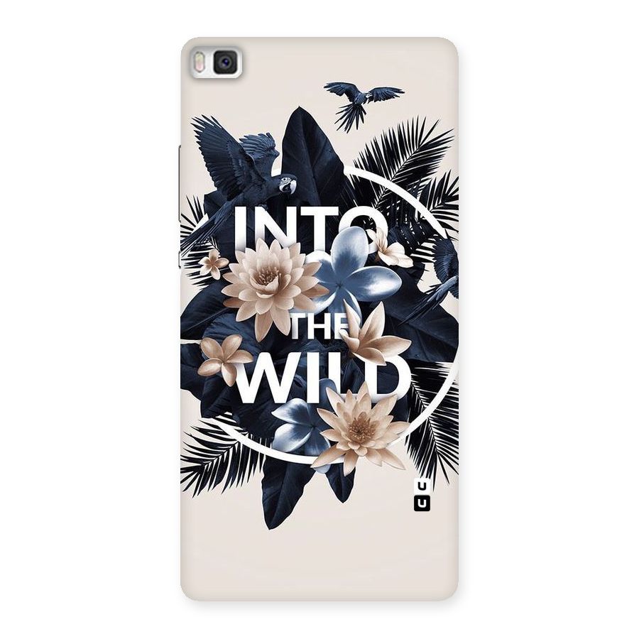 Into The Wild Blue Back Case for Huawei P8