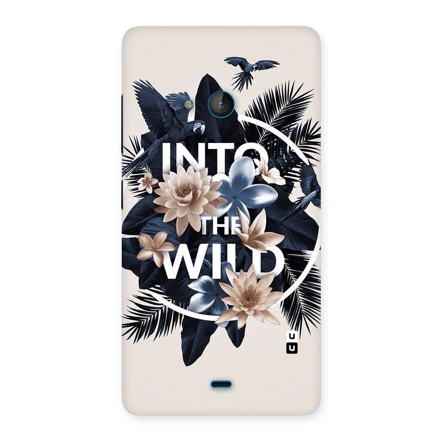 Into The Wild Blue Back Case for Lumia 540