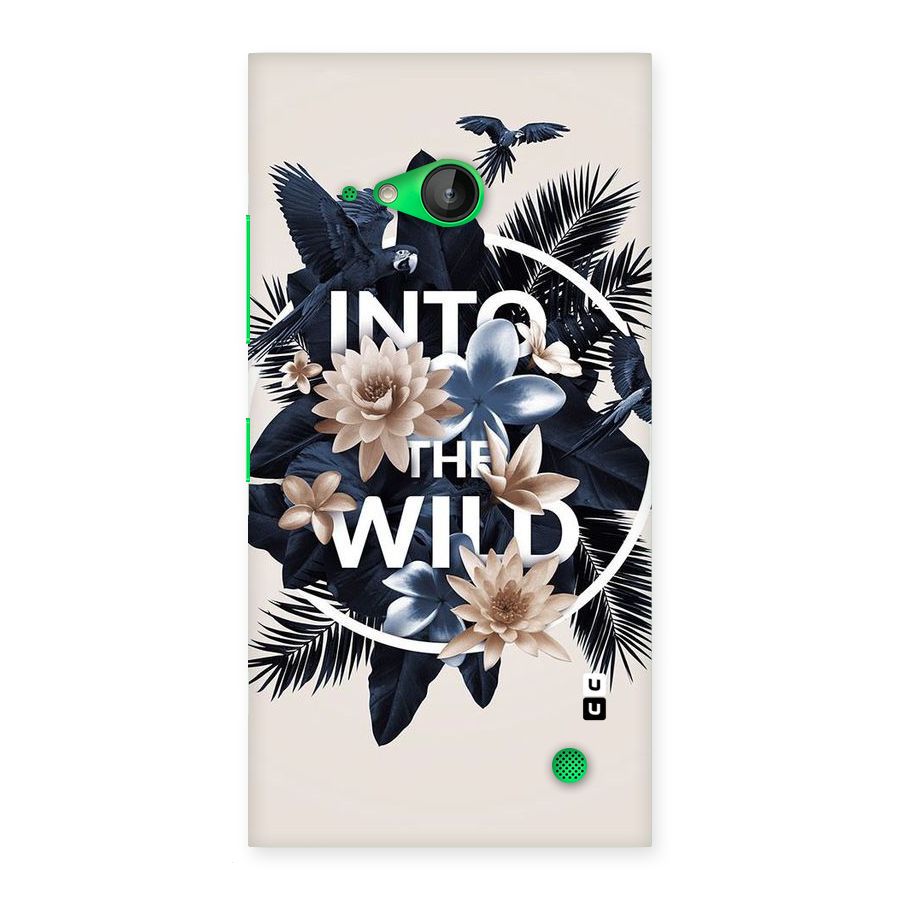 Into The Wild Blue Back Case for Lumia 730