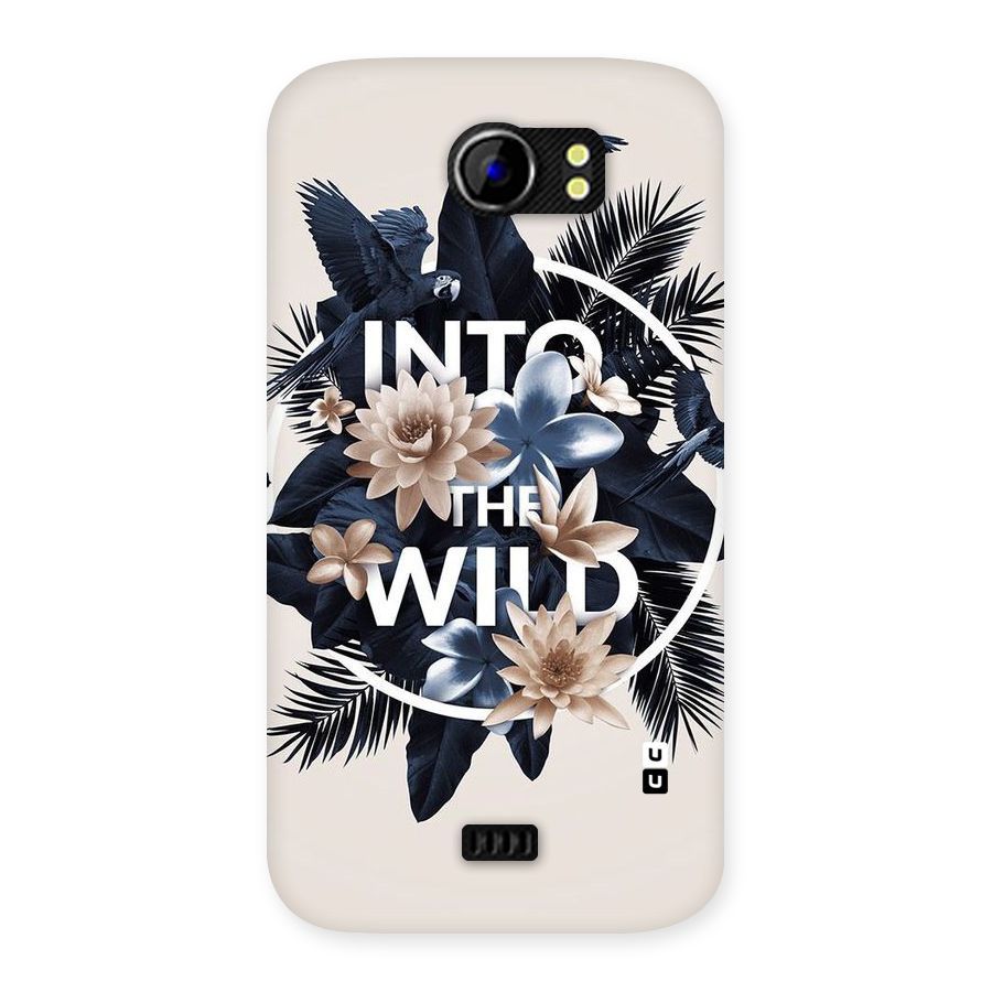 Into The Wild Blue Back Case for Micromax Canvas 2 A110