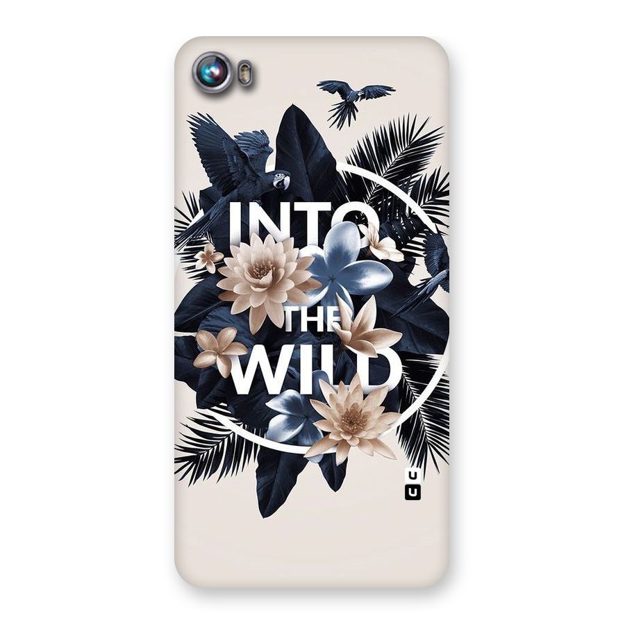 Into The Wild Blue Back Case for Micromax Canvas Fire 4 A107