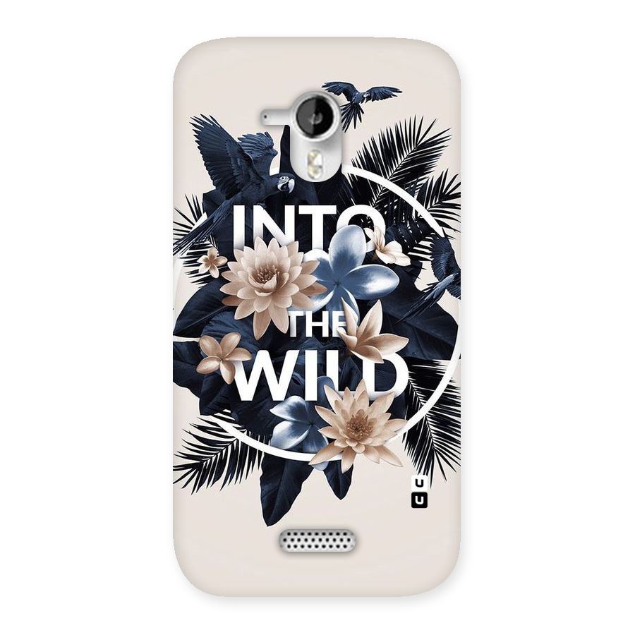 Into The Wild Blue Back Case for Micromax Canvas HD A116
