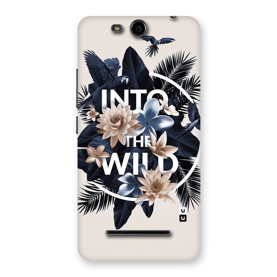 Into The Wild Blue Back Case for Micromax Canvas Juice 3 Q392
