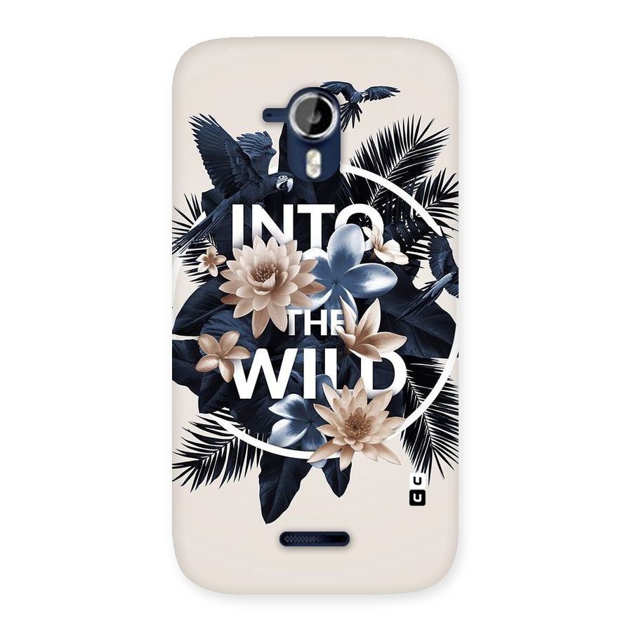 Into The Wild Blue Back Case for Micromax Canvas Magnus A117