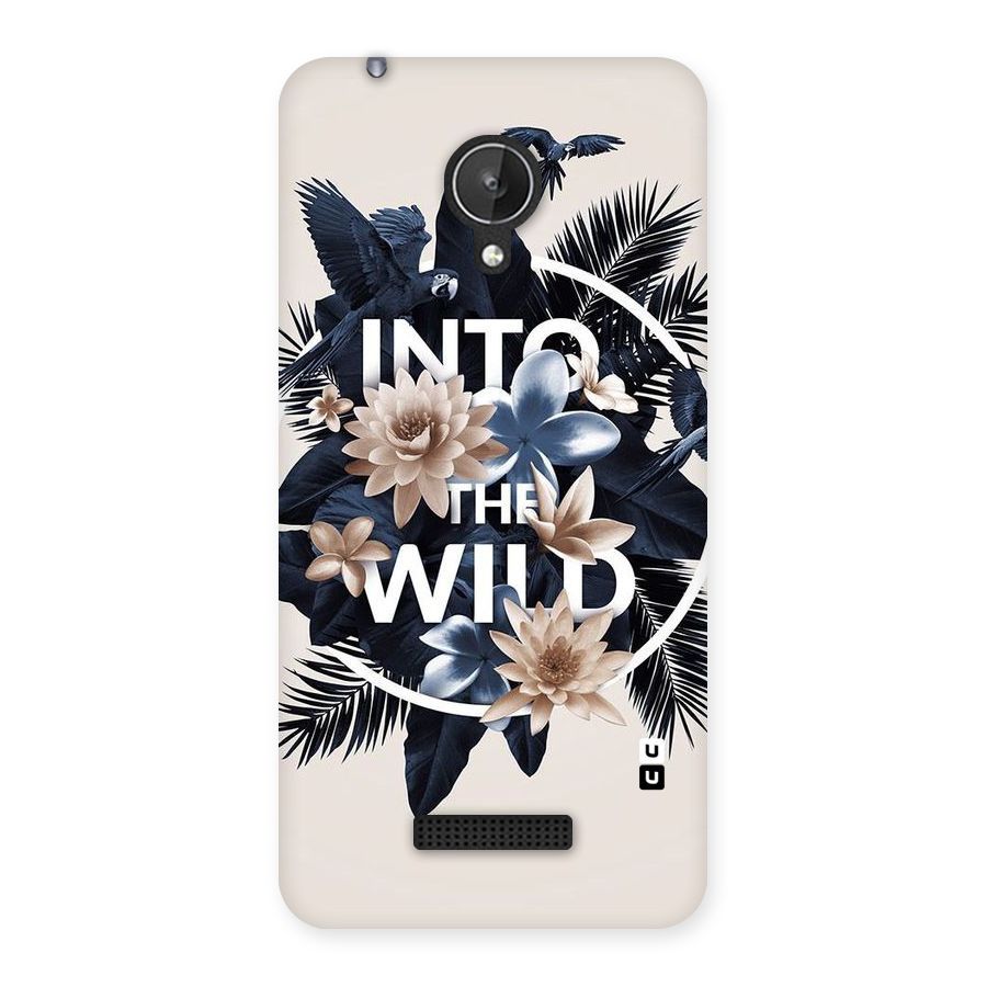 Into The Wild Blue Back Case for Micromax Canvas Spark Q380