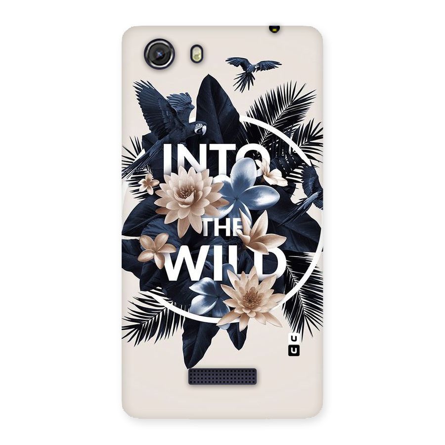 Into The Wild Blue Back Case for Micromax Unite 3