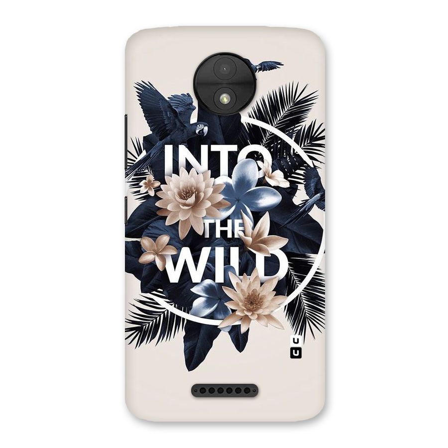 Into The Wild Blue Back Case for Moto C