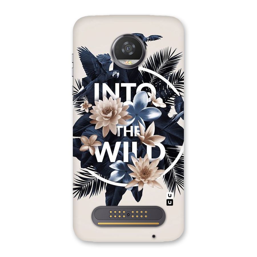 Into The Wild Blue Back Case for Moto Z2 Play