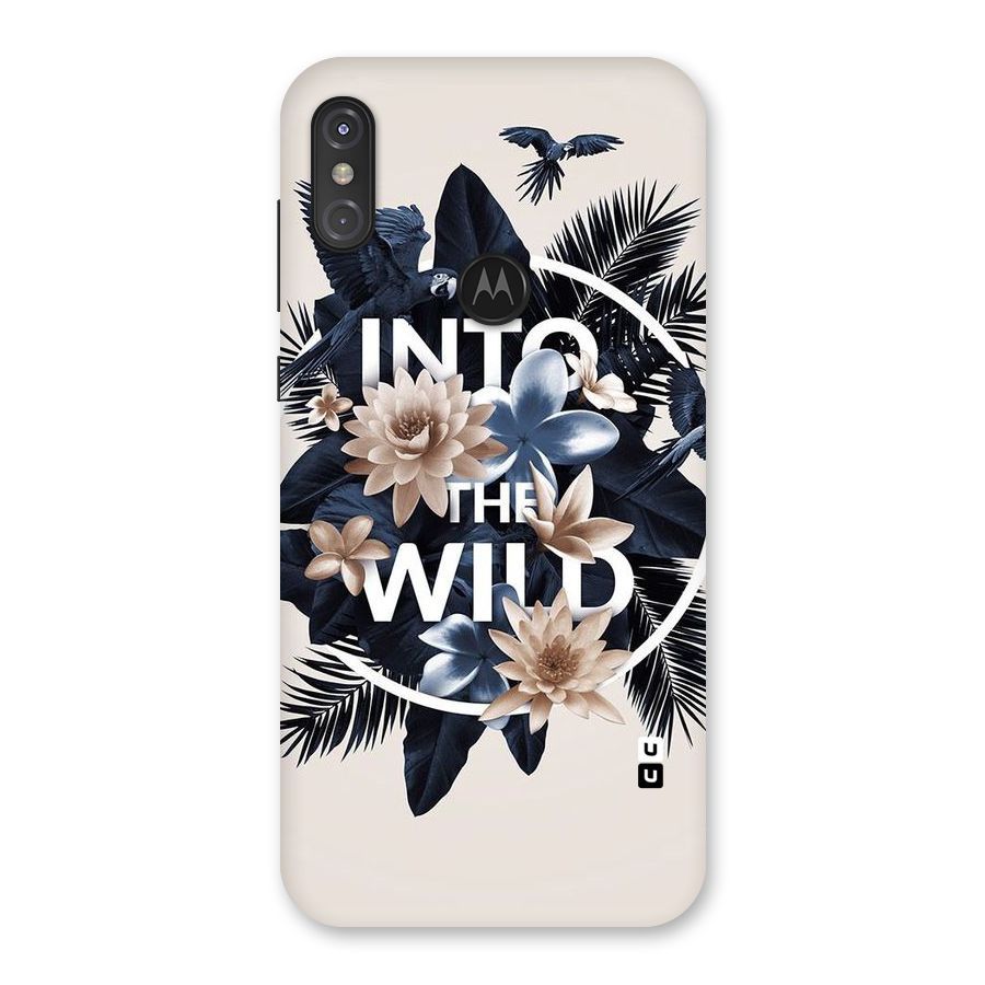 Into The Wild Blue Back Case for Motorola One Power
