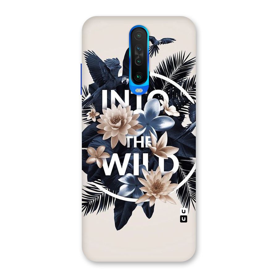 Into The Wild Blue Back Case for Poco X2
