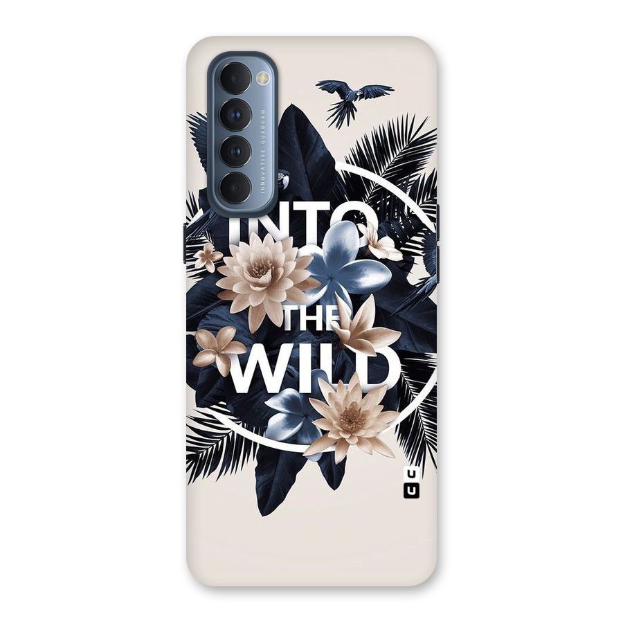 Into The Wild Blue Back Case for Reno4 Pro