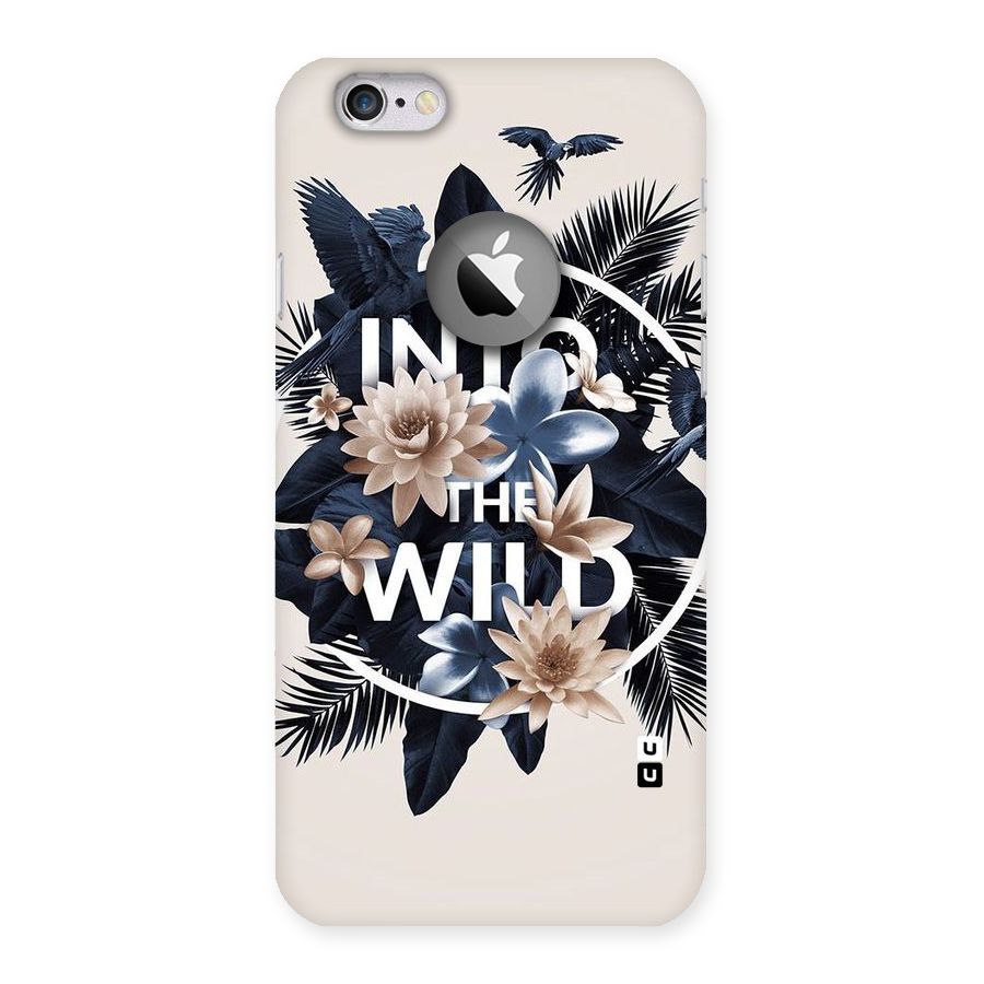 Into The Wild Blue Back Case for iPhone 6 Logo Cut