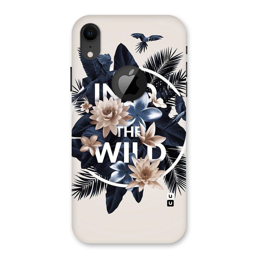Into The Wild Blue Back Case for iPhone XR Logo Cut