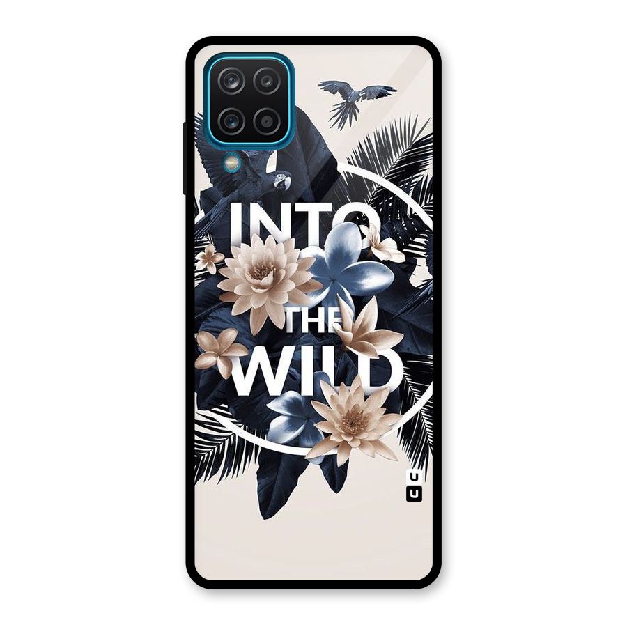 Into The Wild Blue Glass Back Case for Galaxy A12