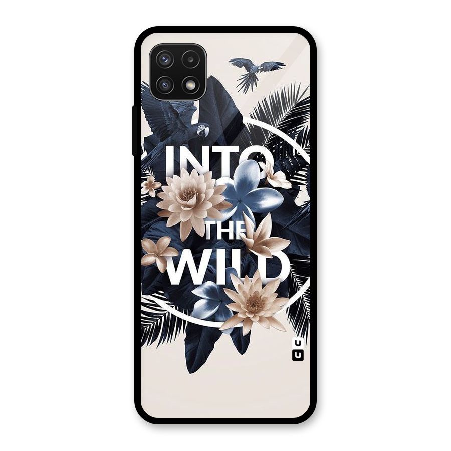 Into The Wild Blue Glass Back Case for Galaxy A22 5G
