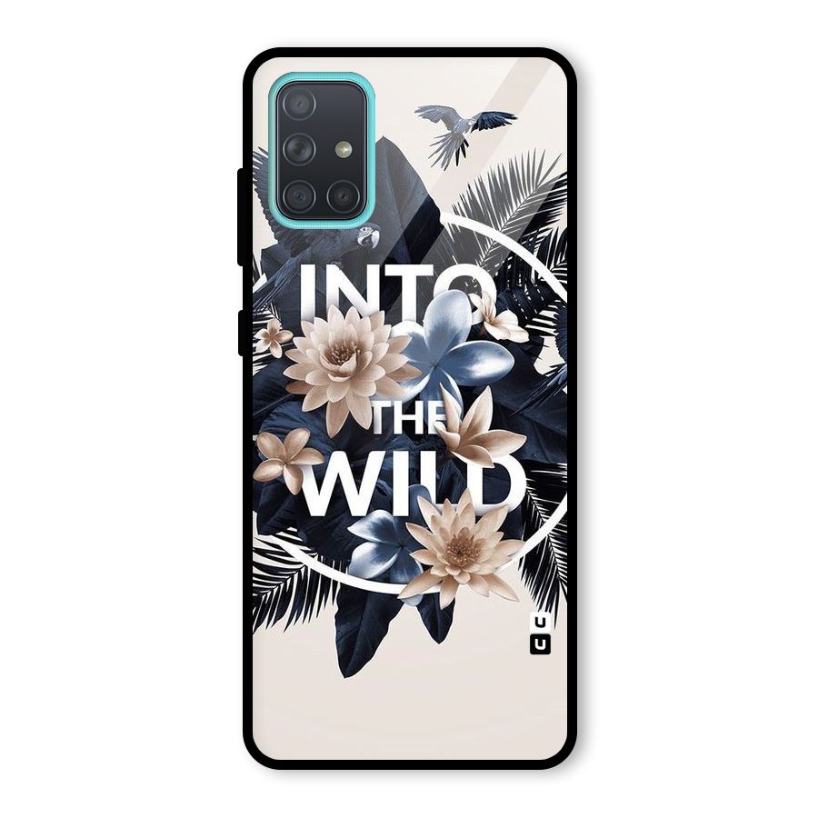 Into The Wild Blue Glass Back Case for Galaxy A71