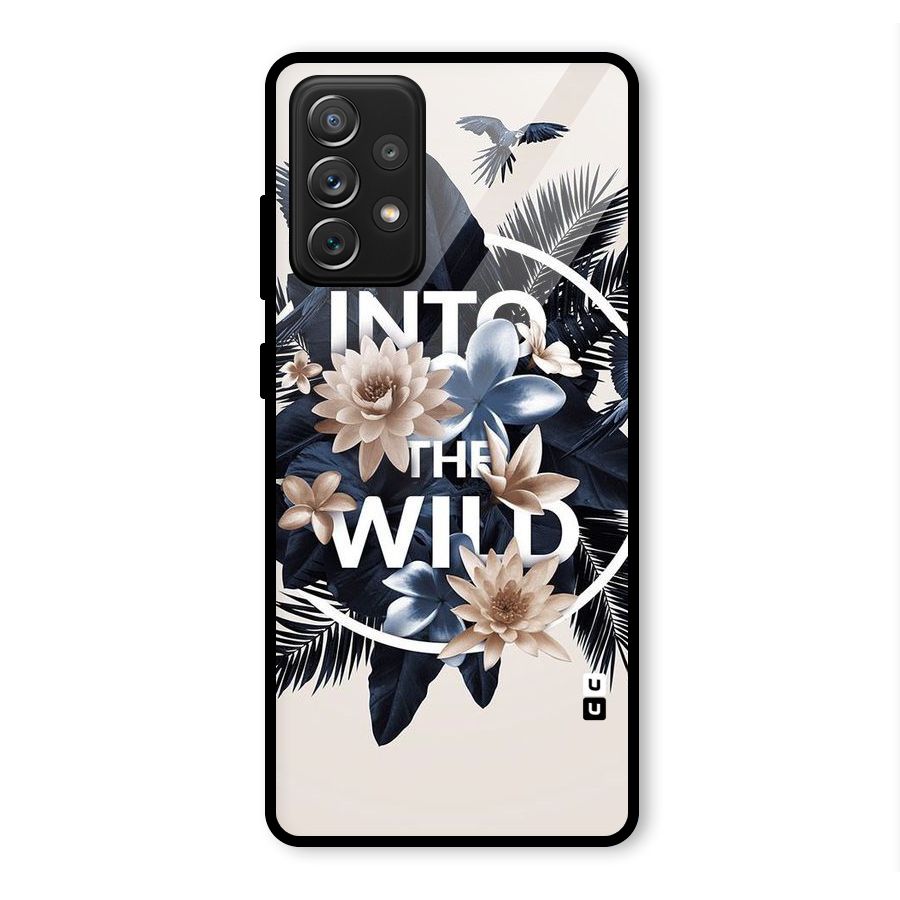 Into The Wild Blue Glass Back Case for Galaxy A72