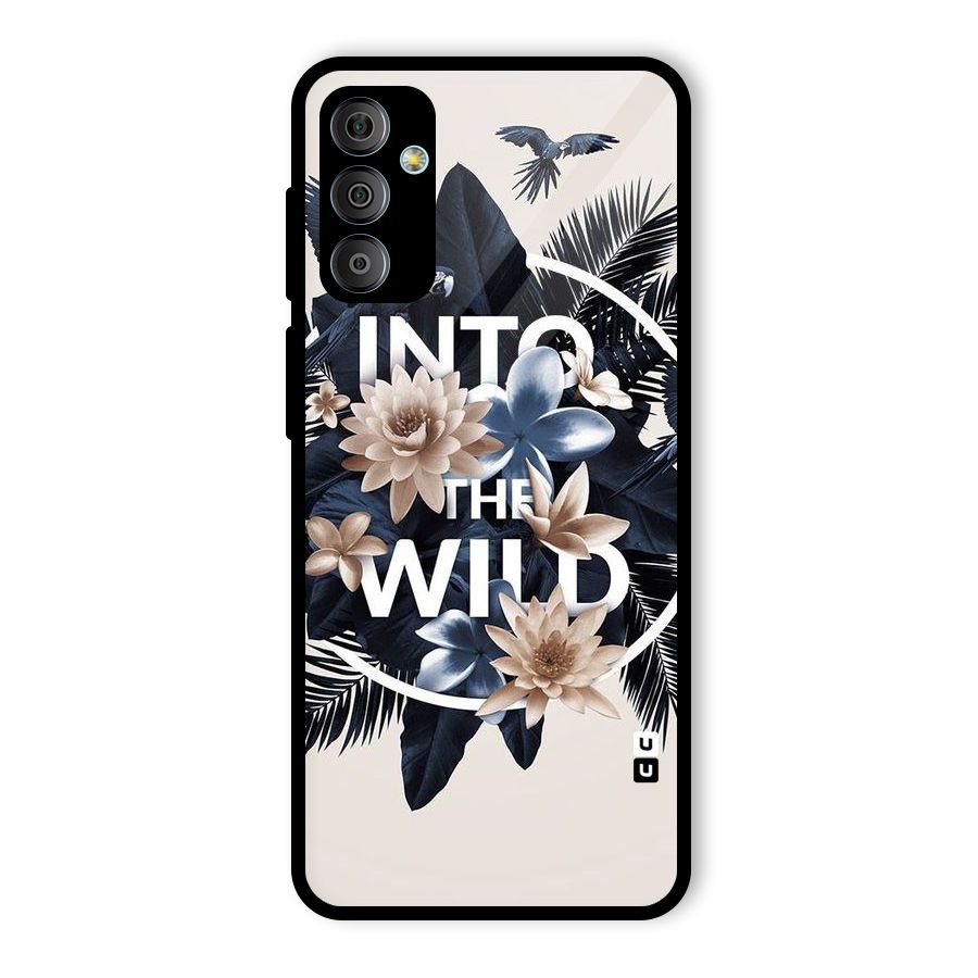 Into The Wild Blue Glass Back Case for Galaxy F23