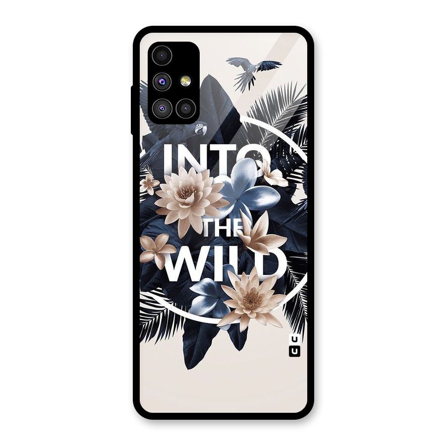 Into The Wild Blue Glass Back Case for Galaxy M51