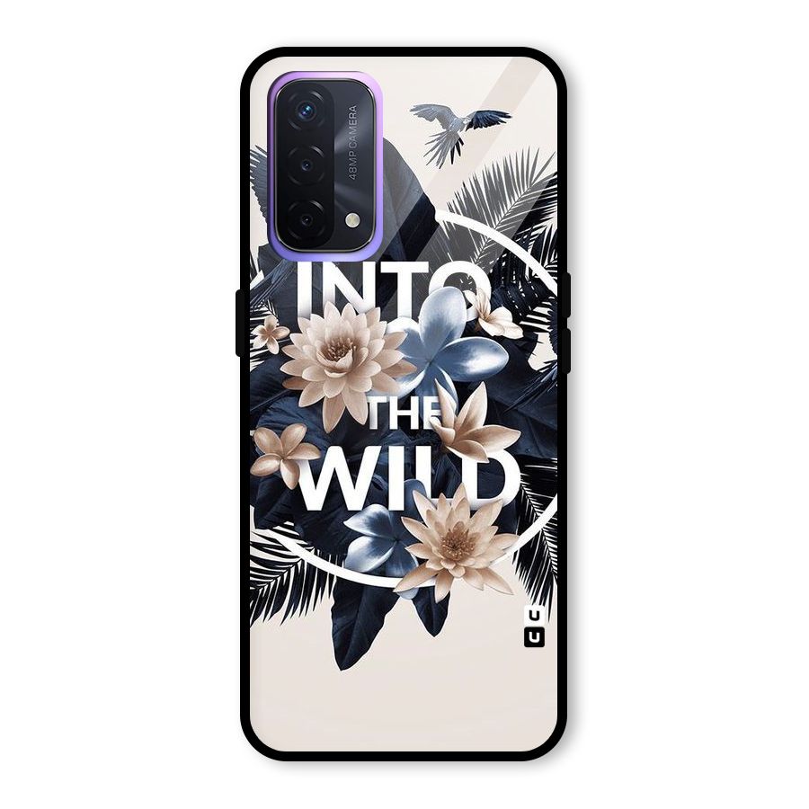 Into The Wild Blue Glass Back Case for Oppo A74 5G
