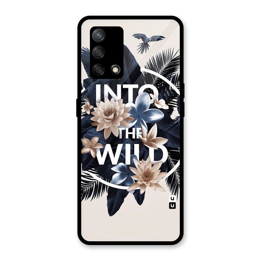 Into The Wild Blue Glass Back Case for Oppo F19