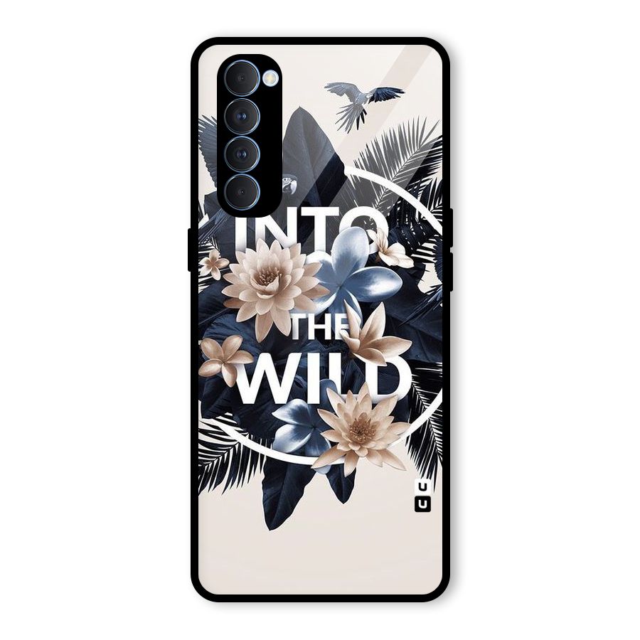Into The Wild Blue Glass Back Case for Oppo Reno4 Pro