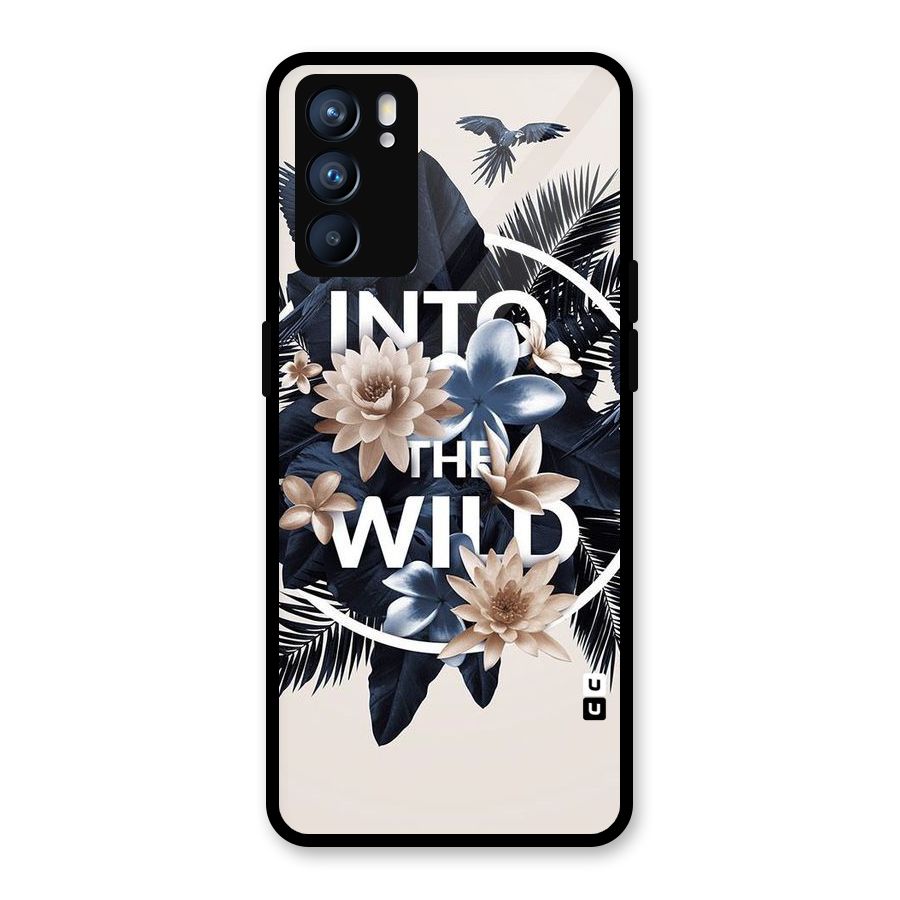Into The Wild Blue Glass Back Case for Oppo Reno6 5G