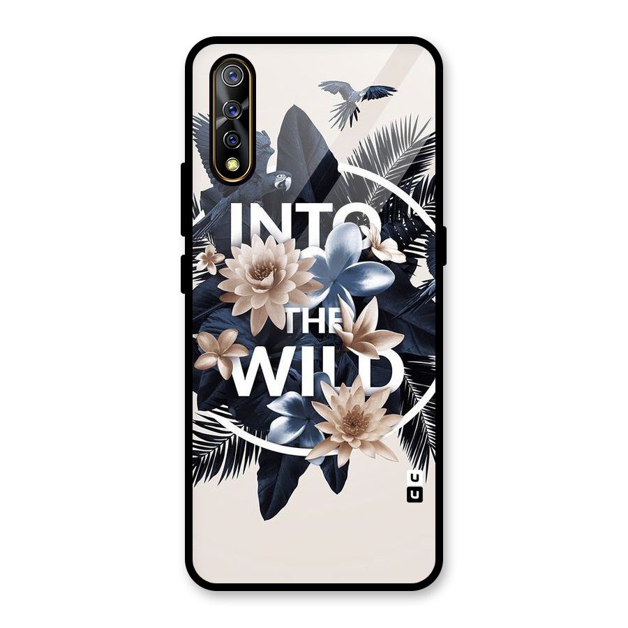 Into The Wild Blue Glass Back Case for Vivo S1