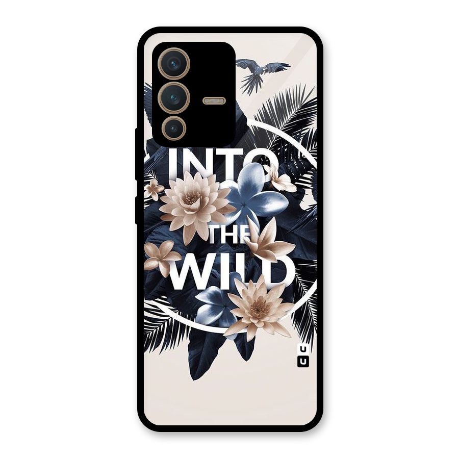 Into The Wild Blue Glass Back Case for Vivo V23 5G