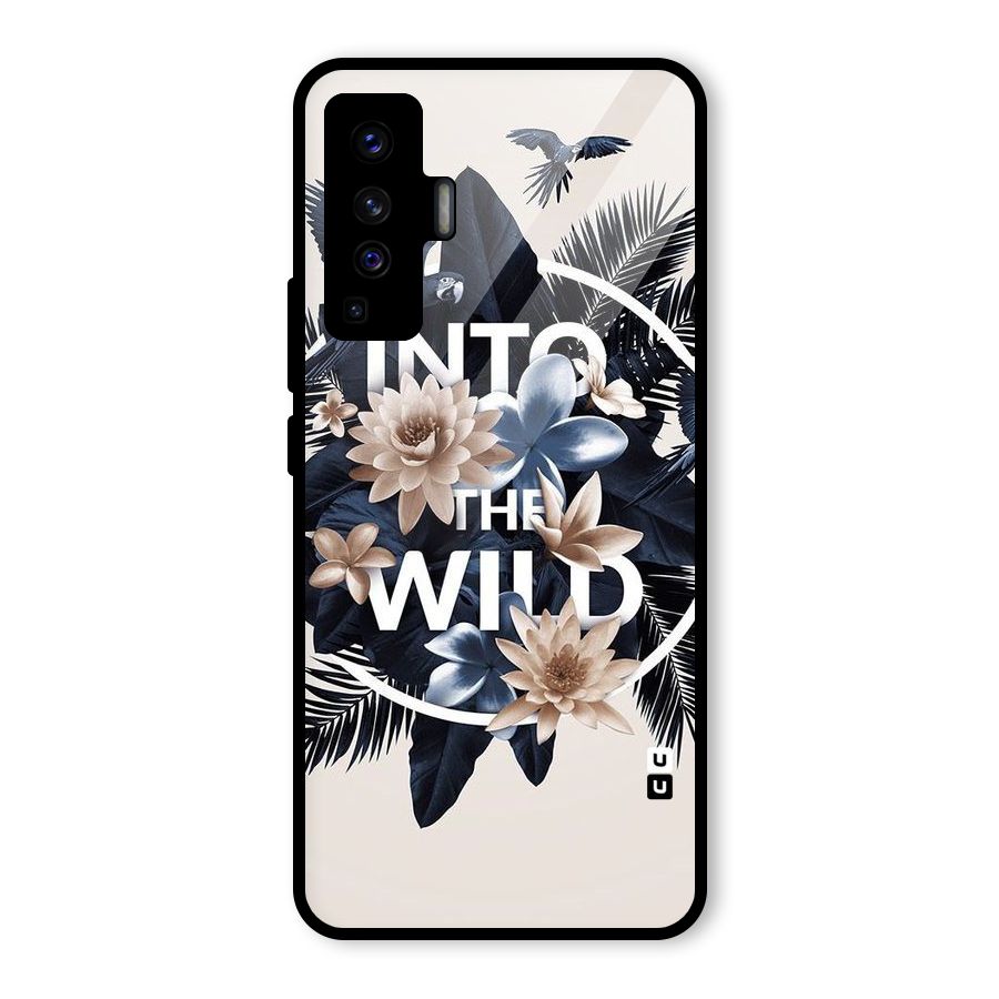 Into The Wild Blue Glass Back Case for Vivo X50