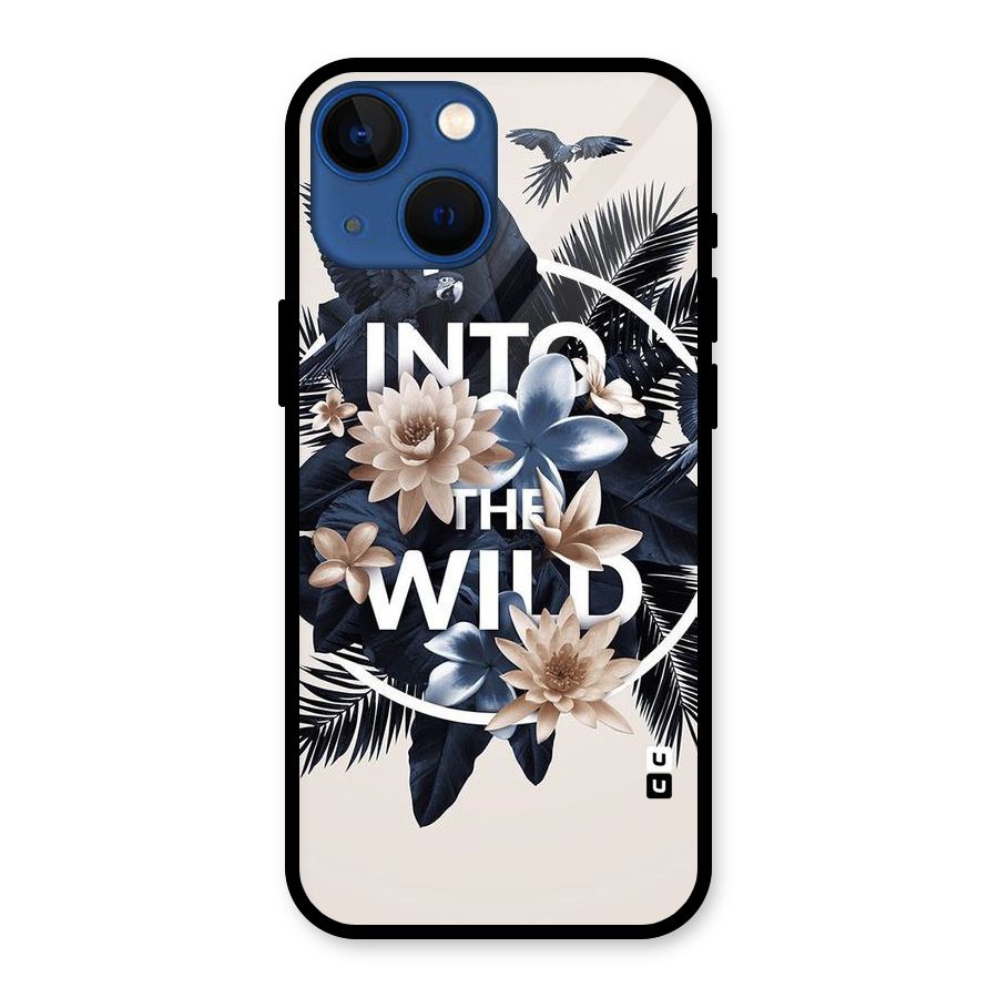 Into The Wild Blue Glass Back Case for iPhone 13 Mini