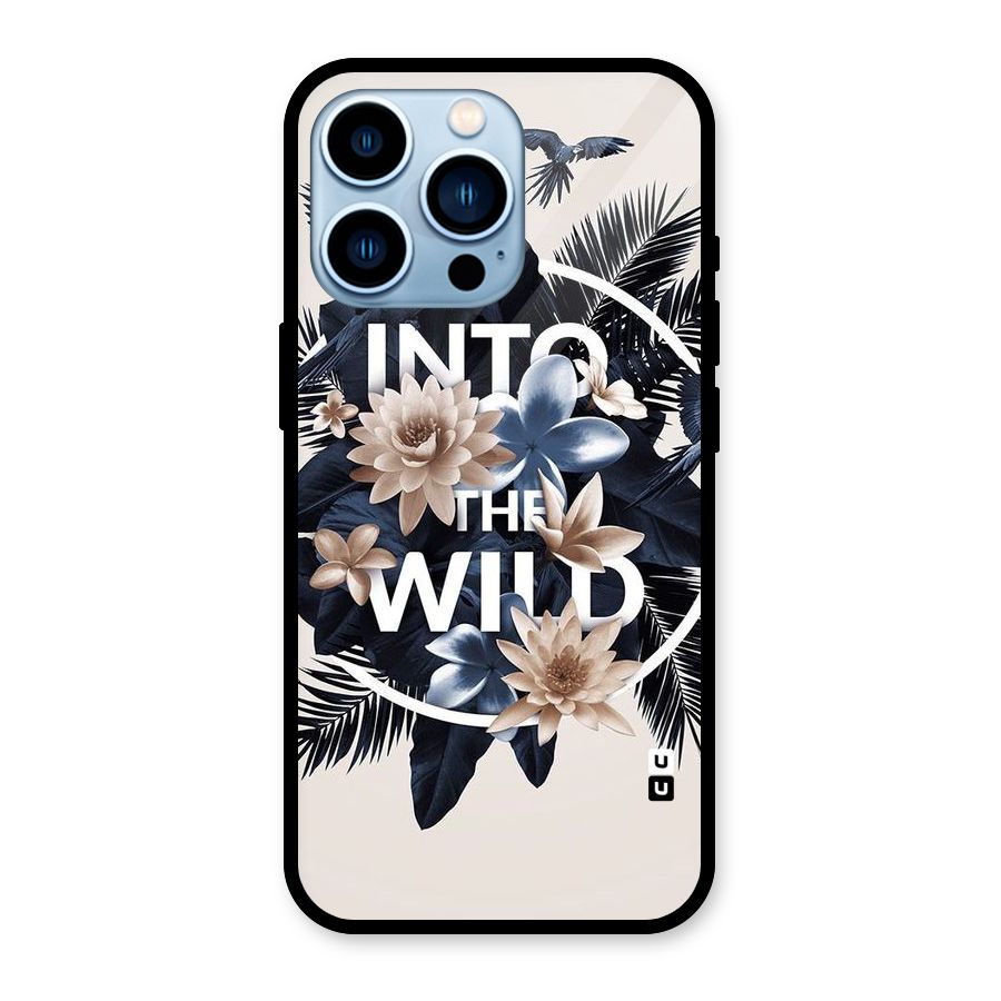 Into The Wild Blue Glass Back Case for iPhone 13 Pro