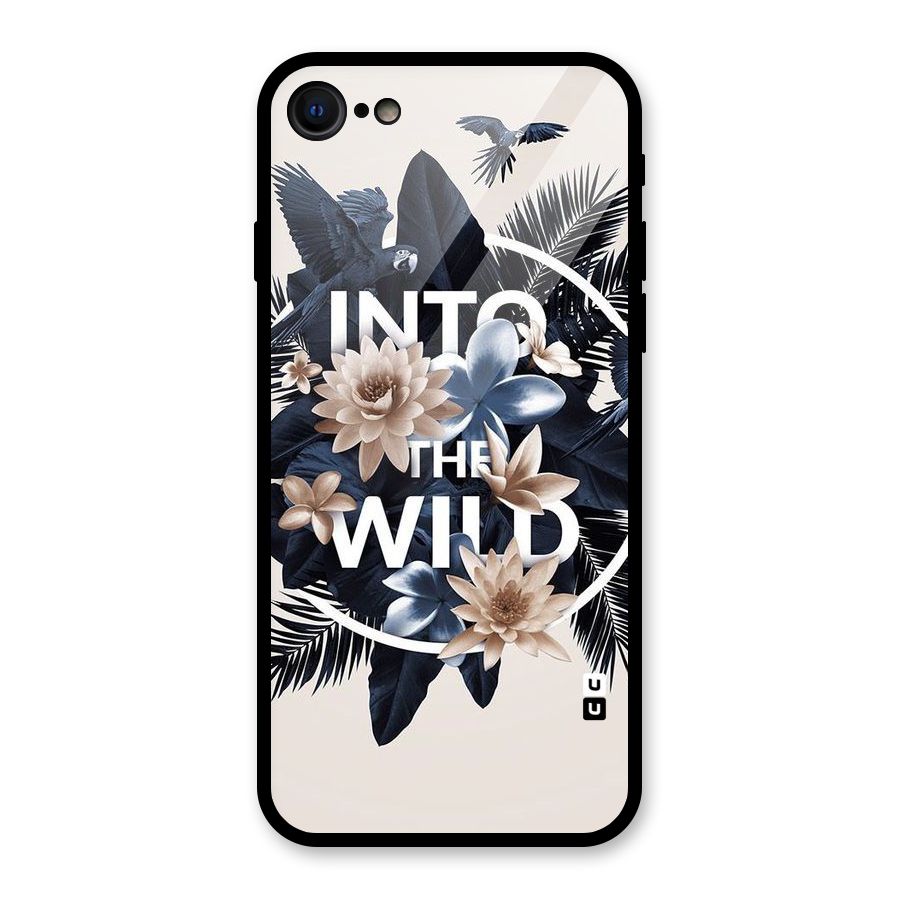 Into The Wild Blue Glass Back Case for iPhone SE 2022
