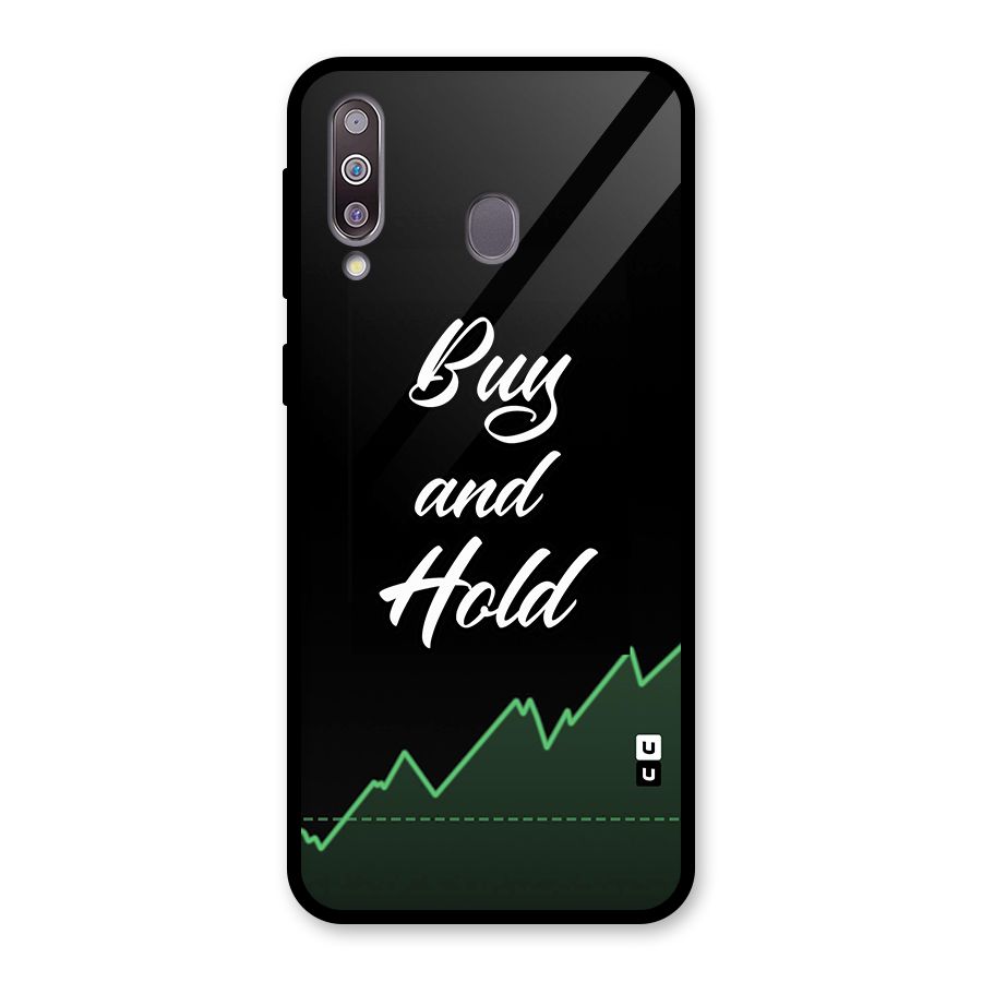 Investors Quote Buy and Hold Glass Back Case for Galaxy M30