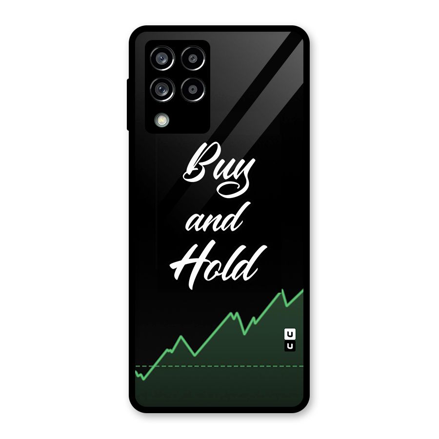 Investors Quote Buy and Hold Glass Back Case for Galaxy M53 5G
