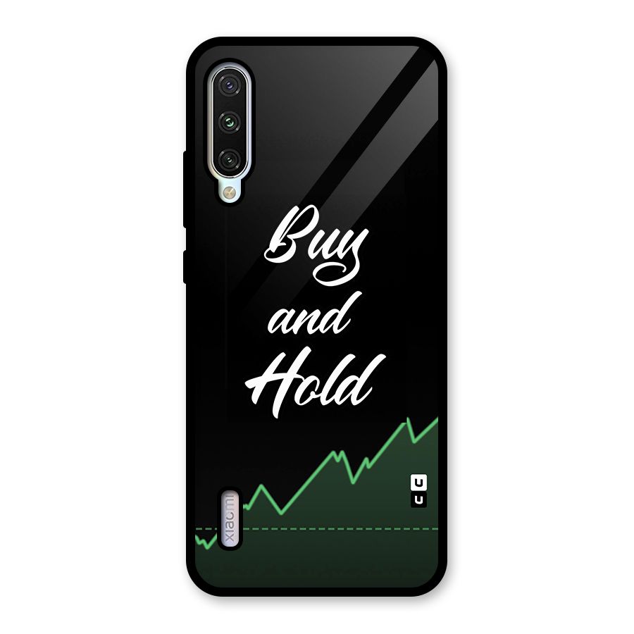 Investors Quote Buy and Hold Glass Back Case for Mi A3