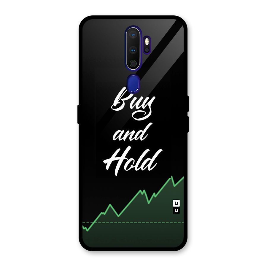 Investors Quote Buy and Hold Glass Back Case for Oppo A9 (2020)