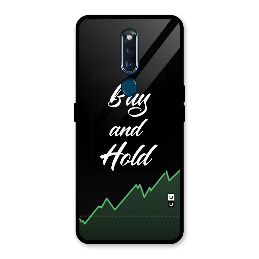 Investors Quote Buy and Hold Glass Back Case for Oppo F11 Pro