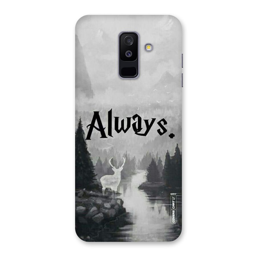 Invisible Deer Back Case for Galaxy A6 Plus