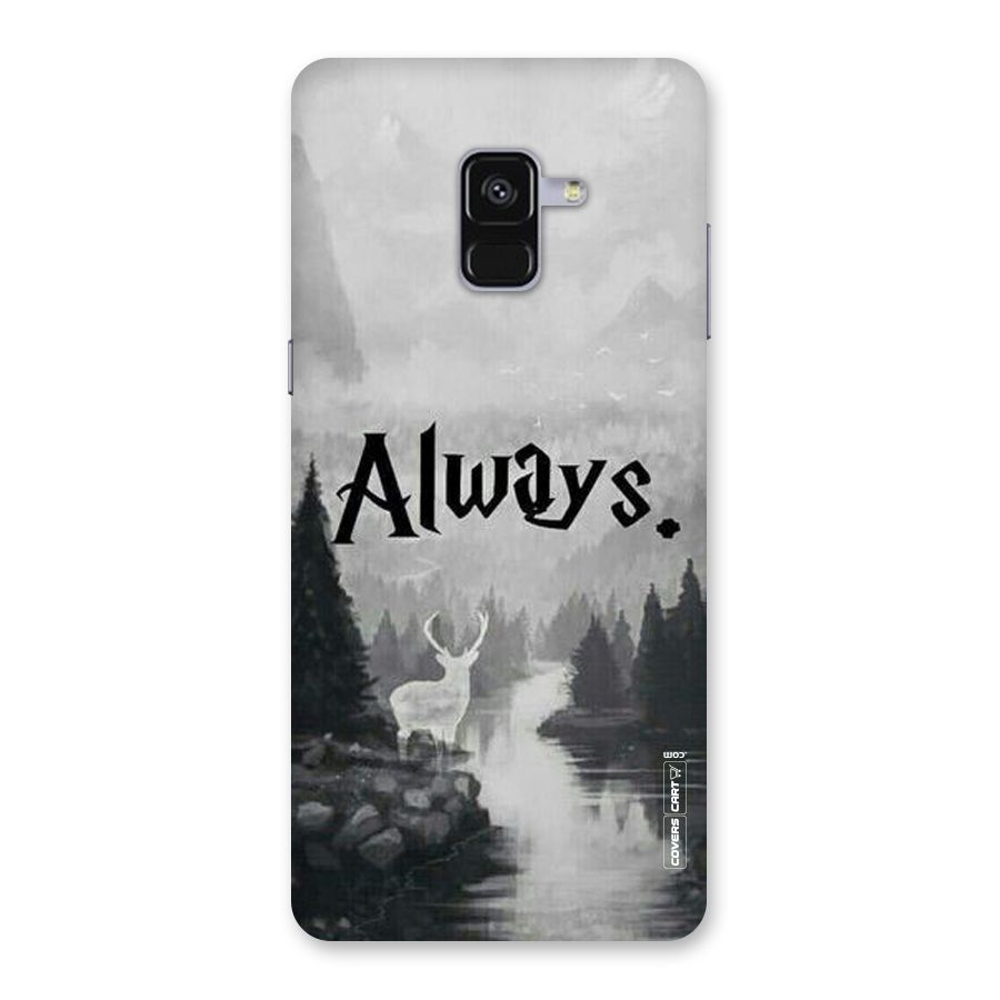 Invisible Deer Back Case for Galaxy A8 Plus