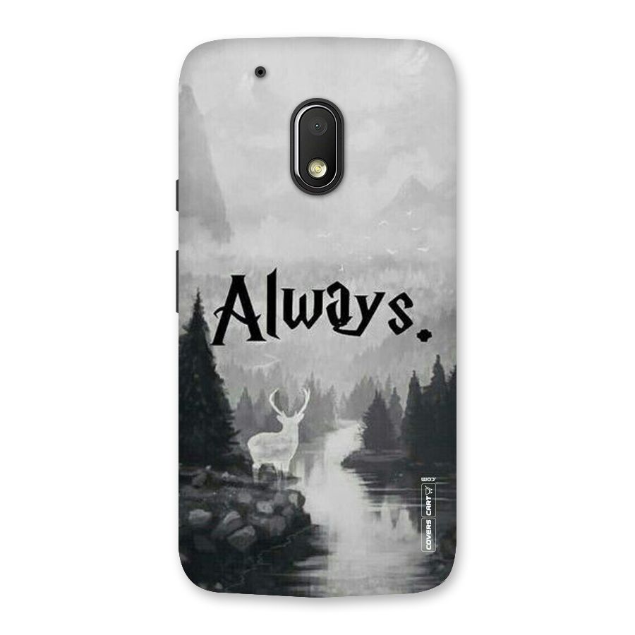 Invisible Deer Back Case for Moto G4 Play